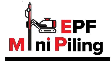 EPF Mini Piling logo