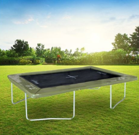 Garden Trampoline | Safe Outdoor Garden Trampolines UK | Super Tramp Logo