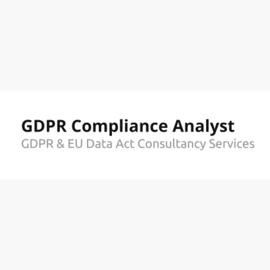 The GDPR Compliance Analyst Logo