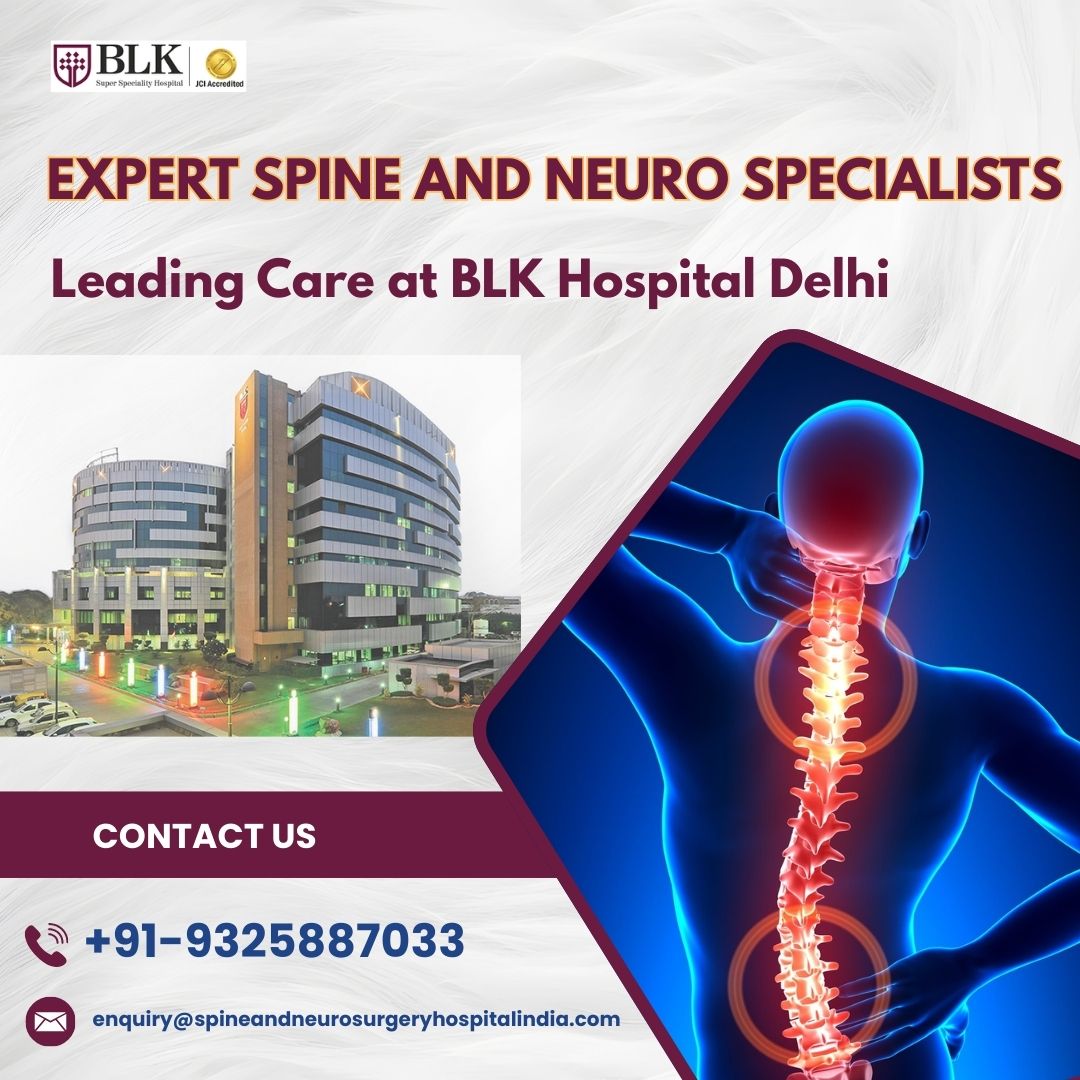 Top Neuro Spine Surgeons in BLK Hospital Delhi Logo